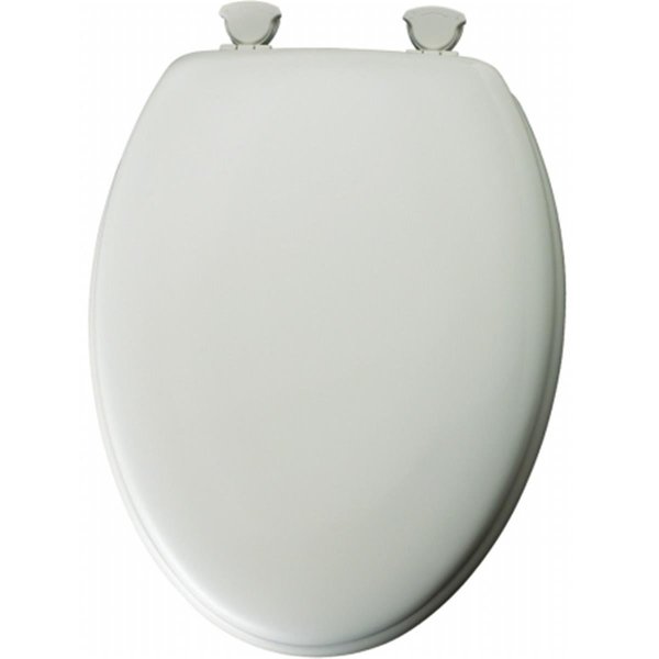 Mayfair/Bemis Mayfair-bemis White Elongated Traditional Wood Toilet Seat  144ECA-000 144ECA-000